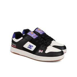 DC Men's Manteca 4 SE Skate Shoe, Black/Blue/Multi, 12