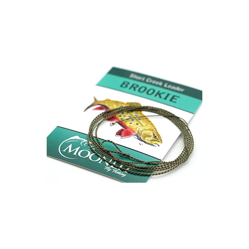 Brookie Short Furled Leader (Blue Line Fishing Fly Leader) (3-5wt)