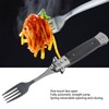 Folding Spring Fork Reusable Stainless Steel Automatic Foldable Spring Fork