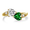 ETERMBOL Celtic Knot Emerald Ring for Women May Birthstone Ring