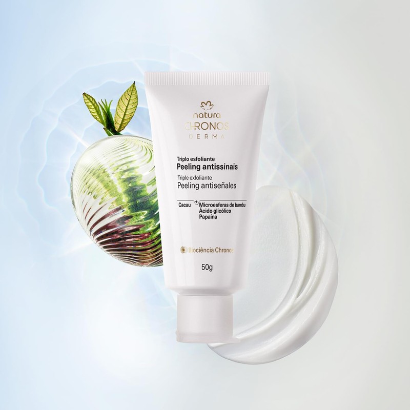 NATURA CHRONOS Triple Exfoliante Peeling Antiseñales. 50g.