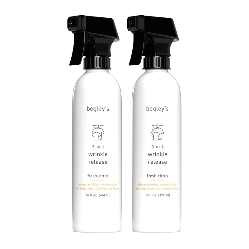 Begley's 3-in-1 Wrinkle Remover, Quick Fix Wrinkle Release, Static Cling