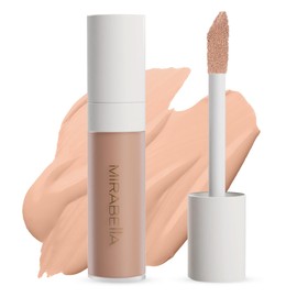 Mirabella Invincible For All Perfecting Under Eye Concealer Full Coverage - Hydrating Makeup Concealer for Dark Circles, Fine Lines & Wrinkles w/Hyaluronic Acid - Light L100