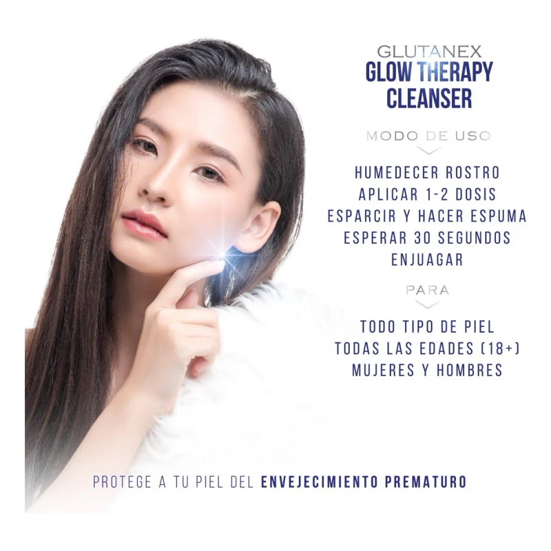 Jabòn Gel Seborregulador, Aclarante Antioxidante Glutanex