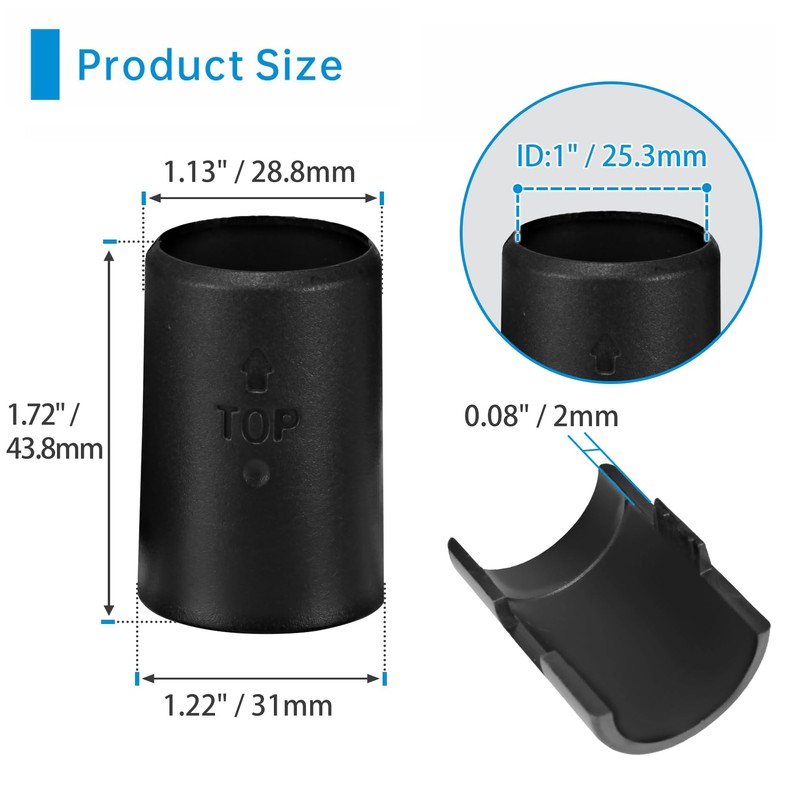 25mm Wire Shelf Clips – Jamiikury Black Plastic Shelf Lock