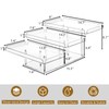Nagpew Clear Cupcake Stand, 3 Tiered Acrylic Dessert Table Display