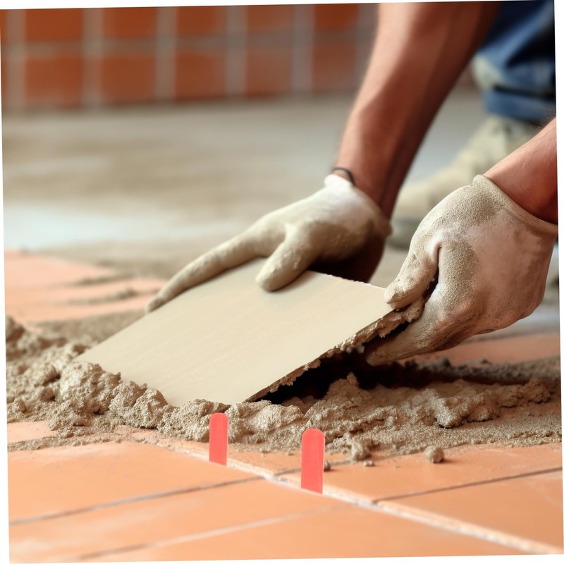 Operitacx 100Pcs Tile Leveling Wedges Durable Plastic Spacers for Precise