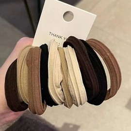 데일리 무지 심플 컬러 헤어끈 20P 세트 학생 어린이집 여성 아동 머리끈 (WFJP3WN) Daily Solid Simple Color Hair Tie 20P Set for Students, Kindergarten, Women, Children (WFJP3WN)