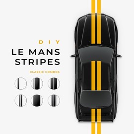 VViViD Vinyl Tape Pinstripe Gold Reflective Gloss Adhesive Automotive Film (4" x 20ft)