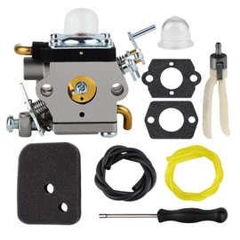 Moleyaso 122HD45 Carburetor for 523012401 Husqvarna 122HD45 122HD60 Jonsered HT2223 HT2218 Redmax CHT220 CHT220L Hedge Trimmer 596658301 Carburetor w Air Filiter Fuel Line kit