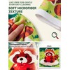 20pcs Animal Patterns Microfiber Cleaning Cloth Roll, Tear Away Washable