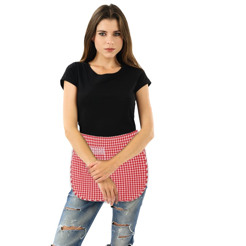 FAIRYGATE Waist Apron Adjustable Anti-dirt Waist Short with Pocket for