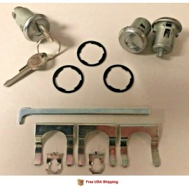 Hydro-E-Lectric Fits 1964-1966 Chevelle Malibu  Door & Trunk Lock set with GM Keys