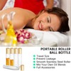 HMIEPRS 12PCS Essential Oil Roller Bottle Refillable Empty Glass Bottle