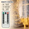 9.8x19.6Ft Curtain String Lights Plug in,600 Warm White LED Curtain