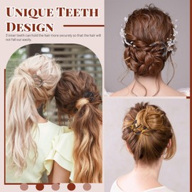 Hair Clips for Women, U Shaped Hair Pins for Thin Thick Hair, French Hair Pins, Bobby Pins for Girls Women, Hair Styling Accessories (colorful)