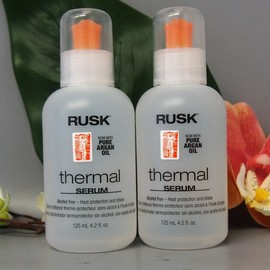 3 PACK Rusk Thermal Serum with Pure Argan Oil 4.2oz / 125m