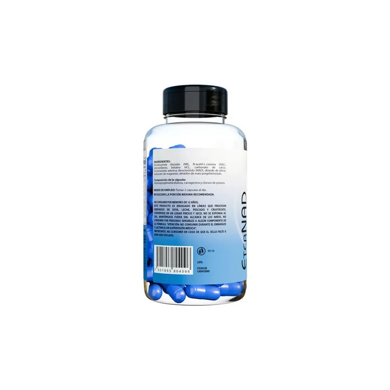 All Nature Nad Suplemento 120 Cáps De 750mg C/u