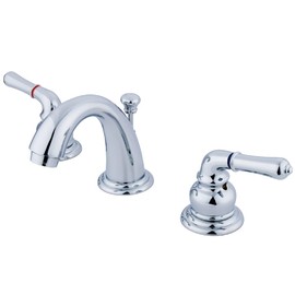 Kingston Brass GKB911 Magellan Mini-Widespread Lavatory Faucet with Retail Pop-Up, 3-3/4 inch in Spout Reach, Polished Chrome