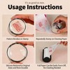 Nail Stamper Cleaner Paper, Refillable Disposable Nail Art Cleaning Stickers