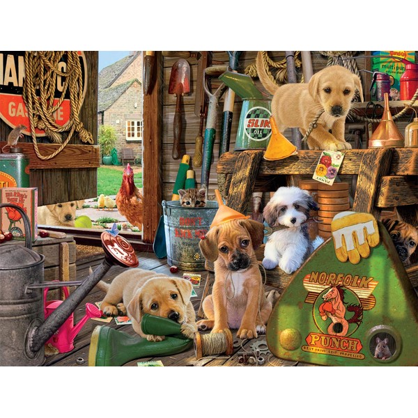 Buffalo Games - Puppy Workshed - 750 Piece Jigsaw Puzzle