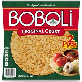 Generic Boboli 12 Inch Twin Pack Pizza Crust, Make Pizza at Home, 2 count, 38 oz By Snacks and More