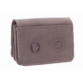 Greenburry Vintage Small Leather Coin Purse Mini Purse 1680, gray, Standard size, Vintage