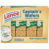 Lance Sandwich Crackers, Captain's Wafers Cream Cheese and Chives, 8