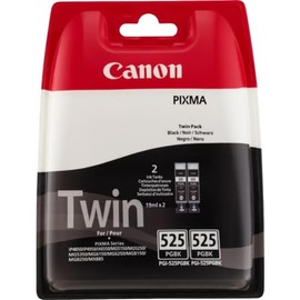 Canon Ink Black Pigmented Twin Pack PGI-525BK, 4529B010 (PGI-525BK)