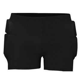 Anwangda Padded Shorts Cycling Shorts Hip Protection 3D Padded Shorts for Skateboarding Snowboarding Skating Riding Cycling (Black, M)