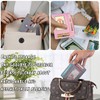 Women Slim RFID Card Case Holder Wristlet Zip ID Case