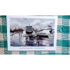 4 X 6 SEALED GREETING CARD DOCKED FERRIES @ EAGLE