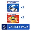 Handi-Snacks OREO & RITZ Variety Pack, 30 Snack Packs (assortment
