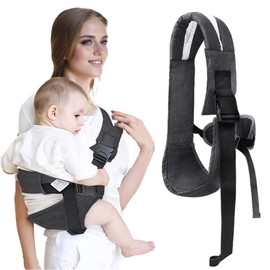 Easy to Wear Baby Sling Carrier - Compact Toddler Carrier with Adjustable Strap, Soft Padding, Non-Slip Hip Seat for Infants and Toddlers (7-44 LBS, 6-48 Months)