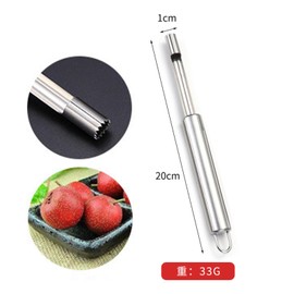 Apple Corer with Stainless Steel Blade, Practical Core Cutter with Hanging Eyelet, Removes Core Casing (1)