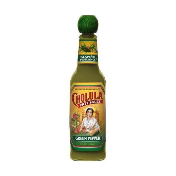 Cholula ( 3 PACK ) Green Pepper Hot Sauce 5oz Each