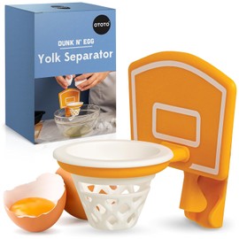 OTOTO Dunk N' Separador de yema de huevo divertido y único, accesorios de cocina, regalos de cocina únicos, cosas de baloncesto