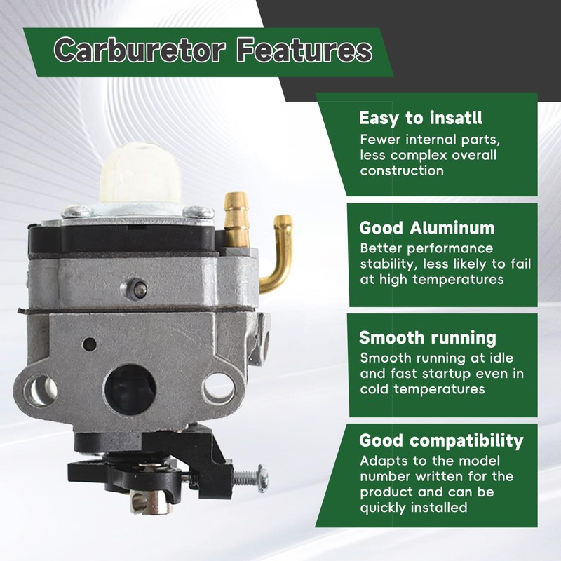ALL-CARB 592-60090-00-2 Carburetor Replacement for Troy-Bilt TB465SS TB490SS Carburetor Replacement