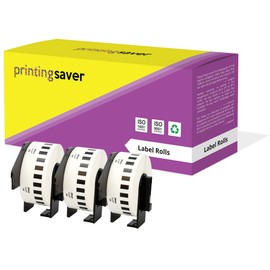 3X DK-22210 29 mm x 30.48 m Compatible Continuous Paper Label Tapes for P-Touch QL-1110NWB QL-1100 QL-1060N QL-1050 QL-500 QL-500BW QL-570 QL-580 QL-700 QL-710W QL-800 QL-810W QL-820NWB