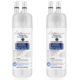 FILTER1 W10295370 A Refrigerator Water Filter Replacement Compatible for EDR1RXD 1 WATER FILTER W10295370 A Refrigerator Models(2 Pack)
