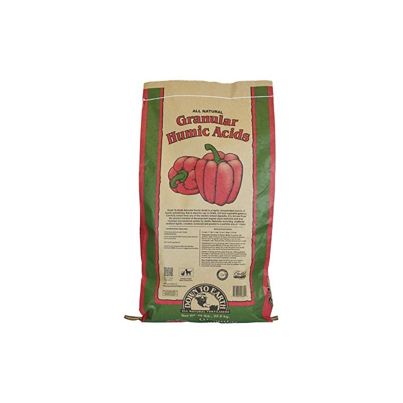 Down To Earth Organic Granular Humic Acids Fertilizer Mix, 50