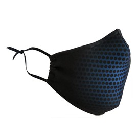 Delfina Reusable Fashion Face Mask - Blue Shadow