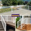 Hulave Split Post Base Cover, Fits 1.25"x1.25" Post/3.5"x3.5" Base, for