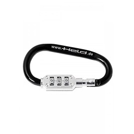 Held Carabiner Lock for Helmets