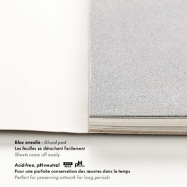 Clairefontaine PastelGrain N.1 976058C Drawing Pad 24 x 30 cm 12 Sheets 360 g