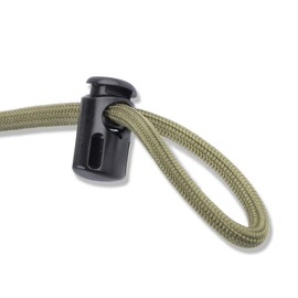MTP Brand 3/16 Inch Black Ellipse Cord Lock Clamp Toggle Stop Slider for para-Cord, Bungee Cord, Drawstrings, Accessory Cordage and Much More (Black) (10)