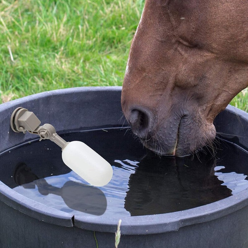 TEAMWILL 4PCS Water Float Valve with Adjustable Arm Plastic Water