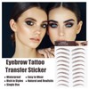 Eyebrow Tattoo Transfer Stickers for Women, Temporary Eyebrow Tattoo Stickers,