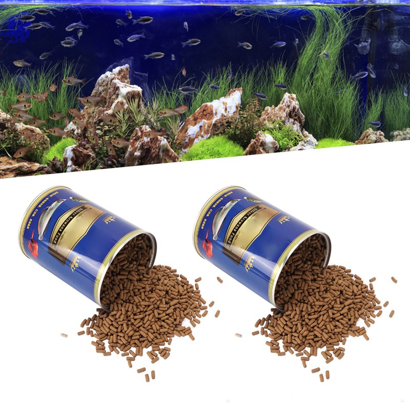 2 Cans Arowana Fish Food Natural Ingredients High Protein Fish