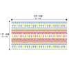 YuZhou 1 PCS Easter Tablecloths, 137x229cm/54x90inch Easter Table Covers Square